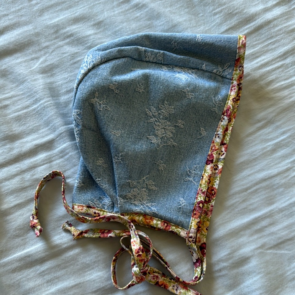 Sweet As April Handmade 12-18 Month Bonnet